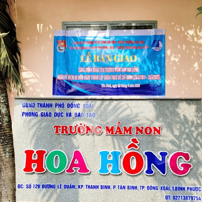 Những lưu ý khi thi công biển hiệu mầm non Đà Nẵng