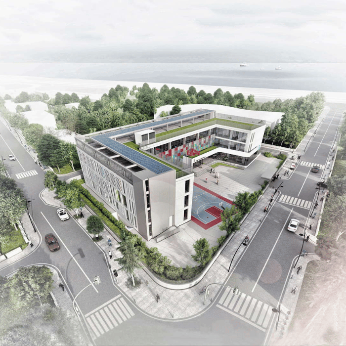 Thiết kế khuôn viên trường học tại Đà Nẵng